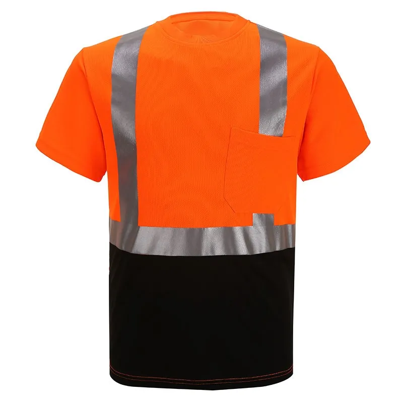 SFTU03 Class 3 Hi-Visibility Safety Reflective Work Shirts