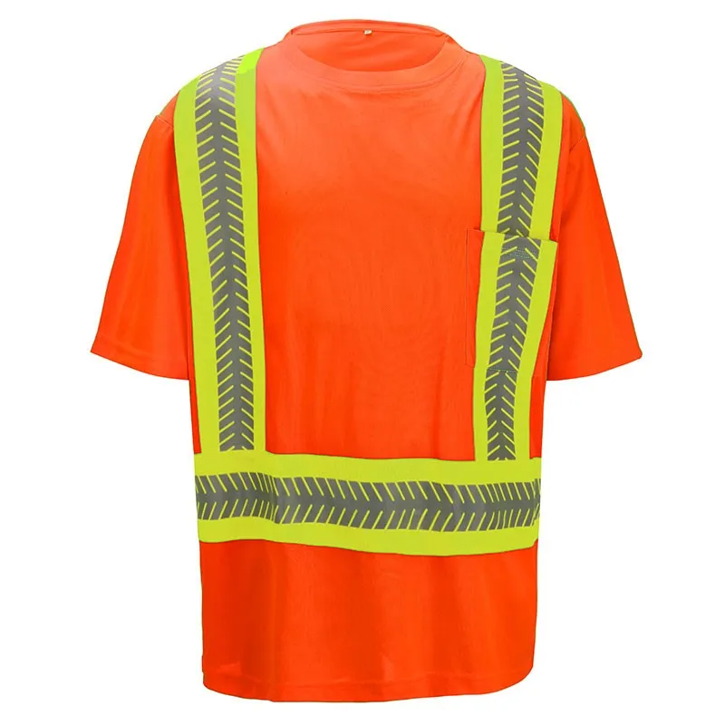 SFTC02 High Visibility Multi-Purpose Reflective T-Shirt with Pockets