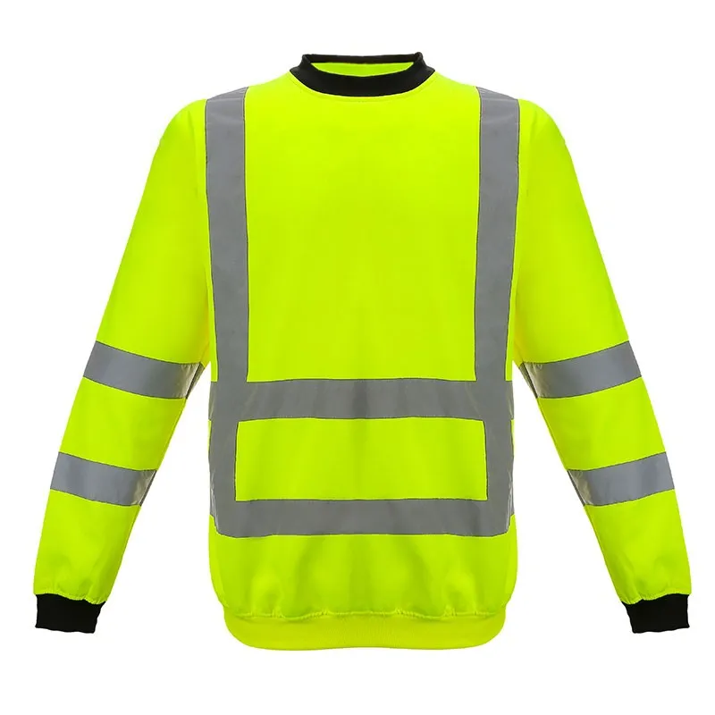 SFFU02 Reflective Safety Long Sleeve Outdoor Tops Workwear Safety Reflective