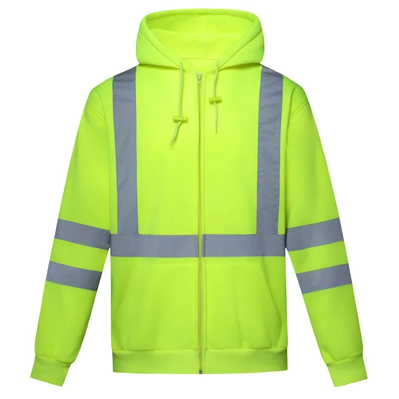 SFFU02 Security Reflective Safety Sweatshirt High Visibility Hoodie