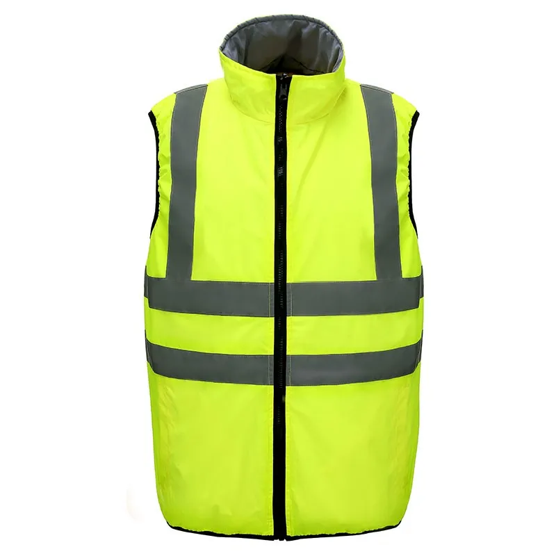 SFJ04 High-Visibility Reflective Safety Vest Multi-Functional Pockets Workwear