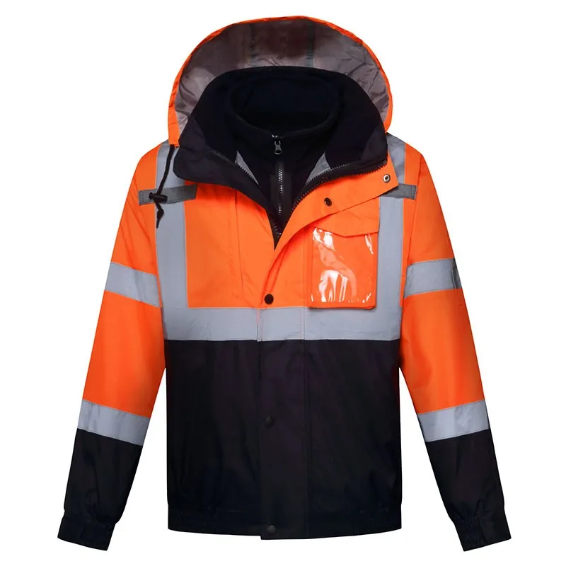 SFJ29 High-Visibility Waterproof Safety Jacket with Multi-Functional Pockets