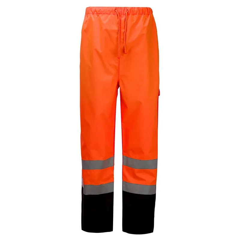 SFP02 High Visibility Waterproof Orange Safety Reflective Pants