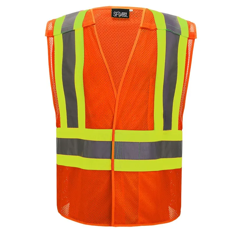 SFU27 Two-Tone Hi-Vis Mesh Material  Reflective Safety Vest