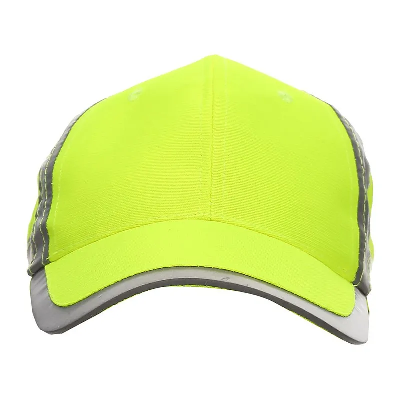 SFAC06 Fluorescent Yellow High Visibility Safety Cap for Enhanced Outdoor Protection