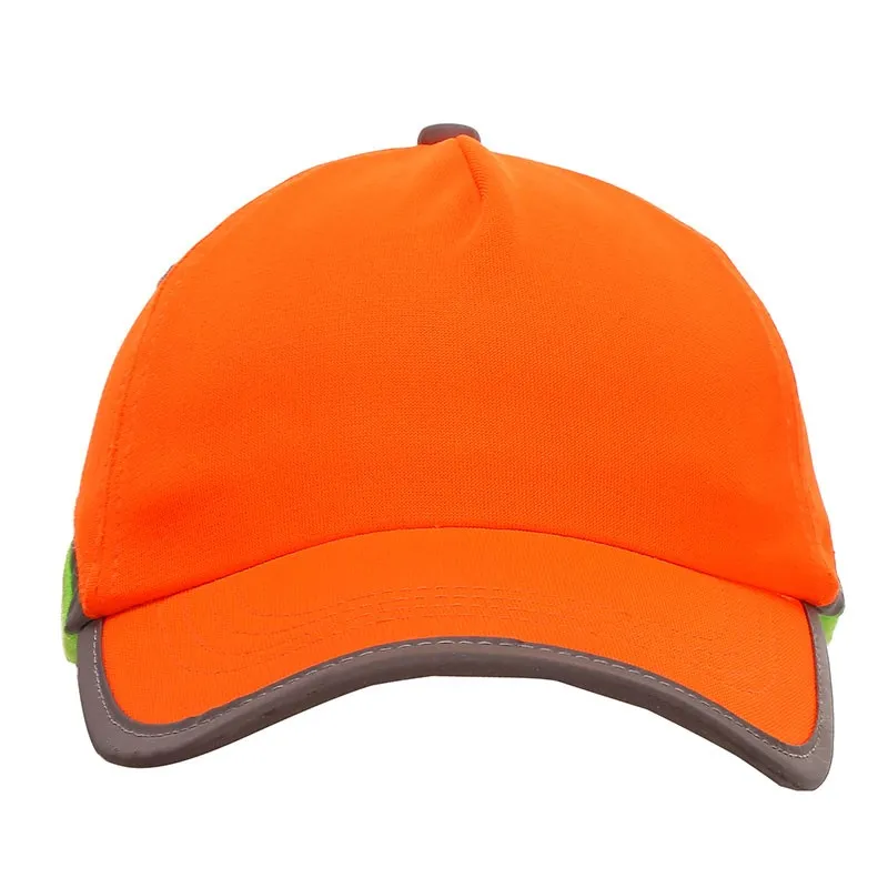 SFAC09 High-Visibility Orange and Green Safety Cap for Enhanced Outdoor Protection