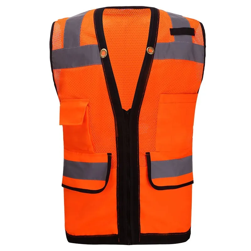 SFU60 2 Pockets Two-Tone Mesh Hi-Vis Reflective Safety Vest