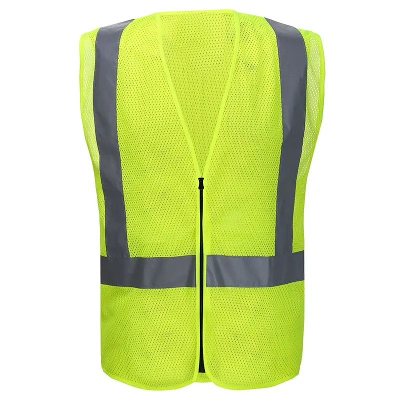 SFU75 Polyester Mesh No Pockets Hi-Vis Reflective Safety Vest