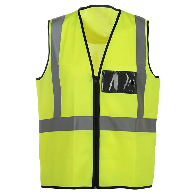 SFAA01 Reflective High Visibility Yellow Safety Workwear Vest