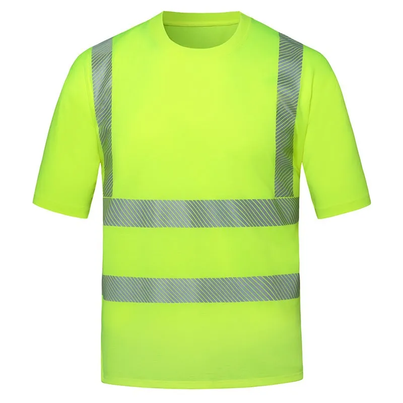 SFTE27 Breathable Safety reflective short sleeve T-shirt